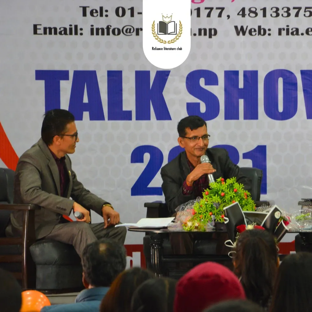 talk show event hosted by literature club