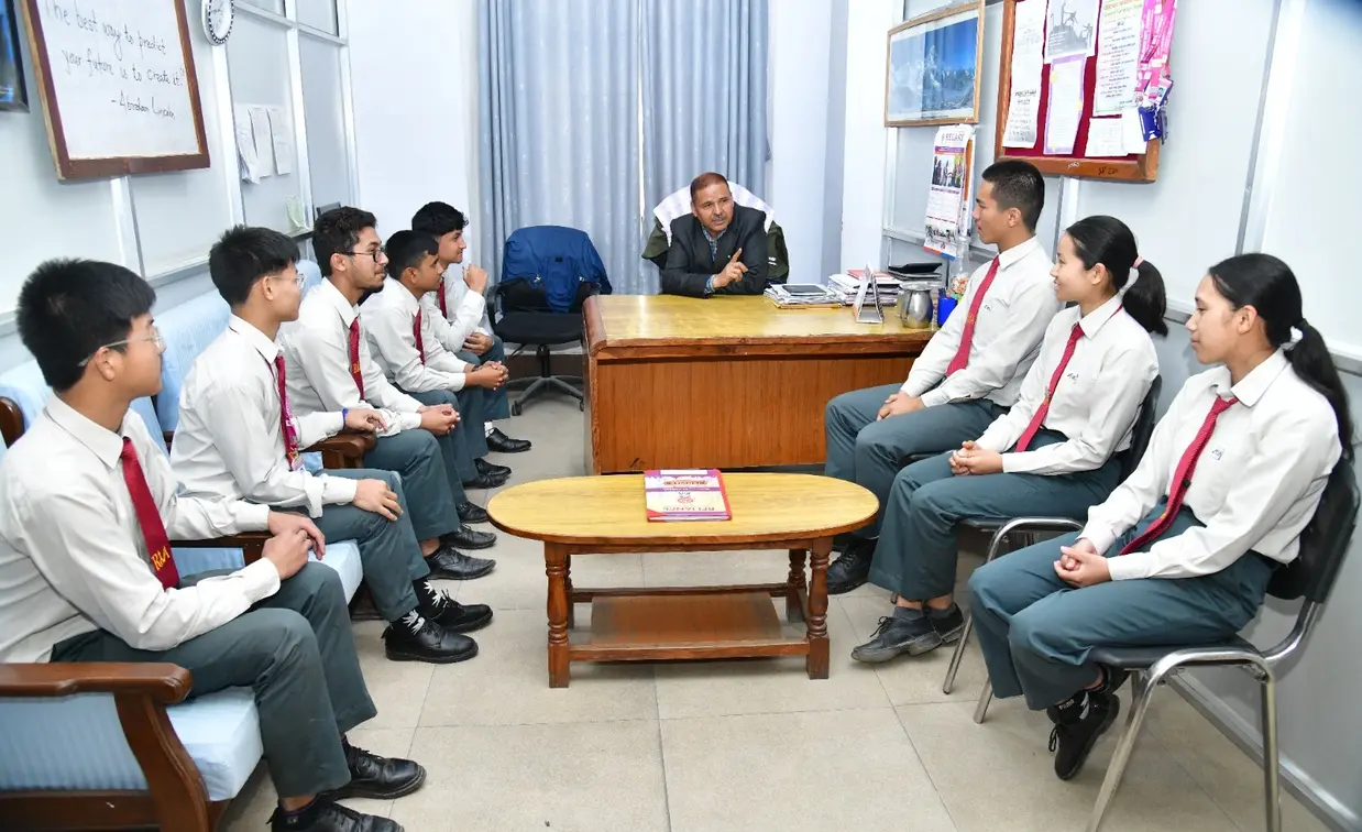 Student Counseling Session happening at RIA +2